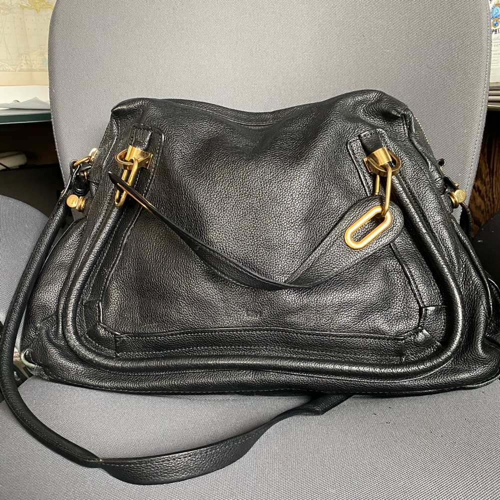 Large Chloe Paraty Bag - Black